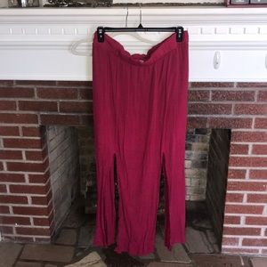 Split side maxi